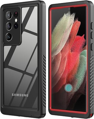 Shockproof Waterproof Case For Galaxy S21, S21+, S21 Ultra Plus Screen Protector