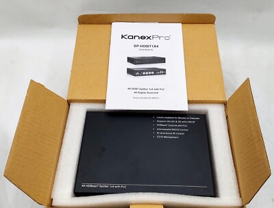 KANEXPRO SP-HDBT1X4 4K HDBASET SPLITTER 1X4 With PoC