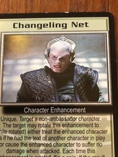 BABYLON 5 CCG CARD NEAR MINT CONDITION RARE CHANGELING NET GREAT WARE UNPLAYED