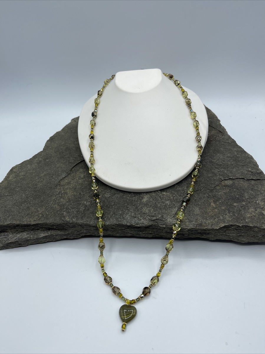 1930's vintagebeadsネックレス VINTAGE Beautiful Glass BEADED NECKLACE #H58 | eBay