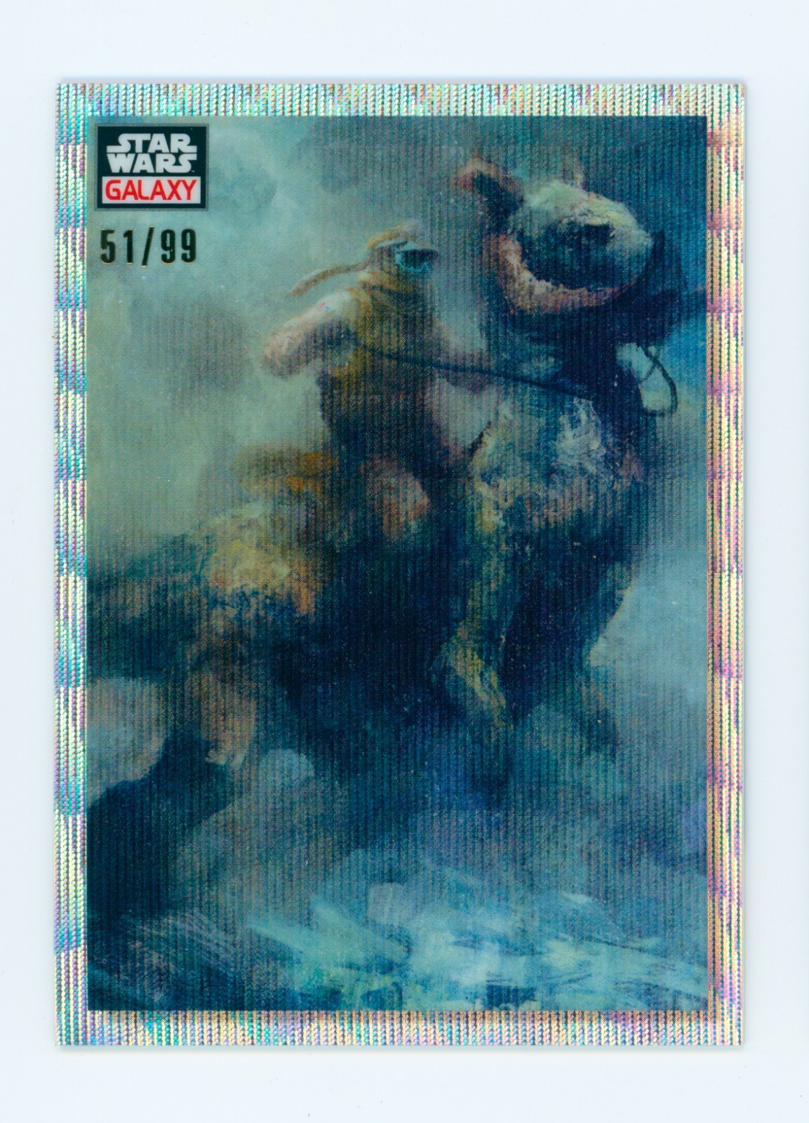 2023 Predator & Prey Topps Chrome Star Wars Galaxy Wave Refractor #76 51/99