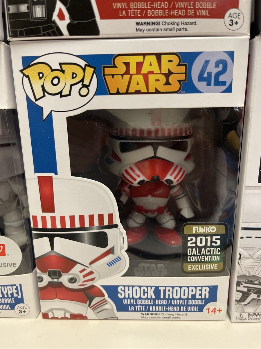 RARE - Funko POP! Star Wars: #42 Shock Trooper (2015 Convention