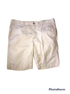Tommy Bahama Men's Sz 30 Khaki Tan Chino Shorts Cotton Spandex Blend C30