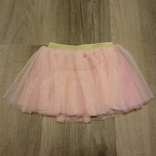 Wgoodtek Toddler Size 12-24 Month Soft Glitter Sparkle Pink Tulle Tutu Skirt