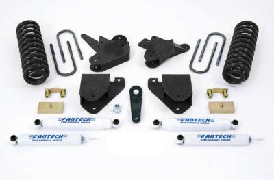 Fabtech K2097 6'' BASIC SYS W/PERF SHKS Fits 99-00 Ford F250/350 2WD W/GAS & 6.0
