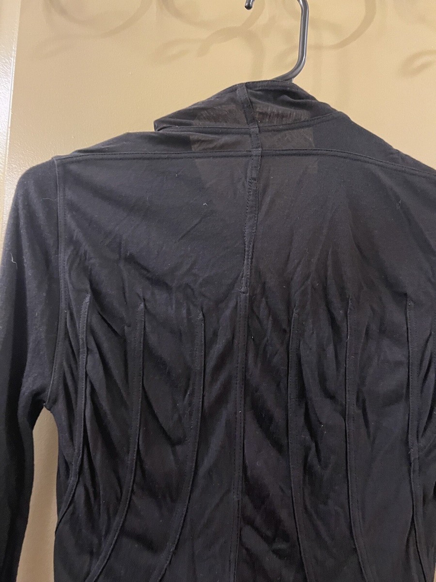 Rick Owens lilies black long sleeve jacket sz S (item A52 Rick Owens lilies black long sleeve jacket sz S (item A52