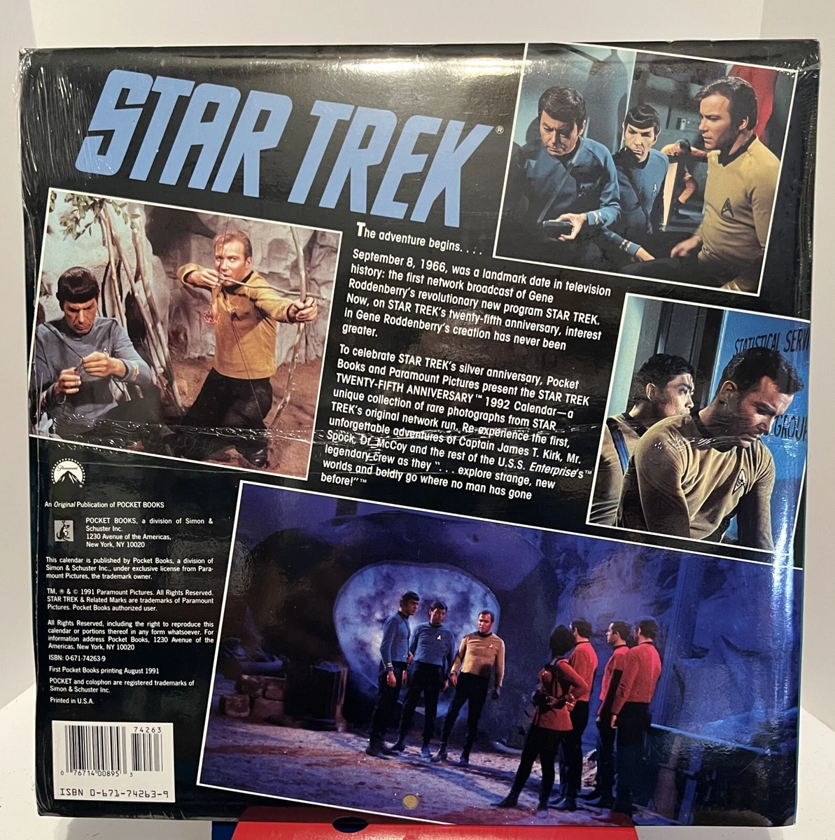 Vintage Star Trek 1992 25th Anniversary Calendar Sealed!!!! | eBay