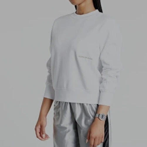 Calvin Klein Bright White Sweater Size 6 To 8 Brand New With Tags