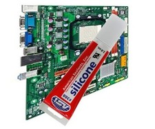 Clear Electronic Grade Silicone - 2.8 oz Squeeze Tube