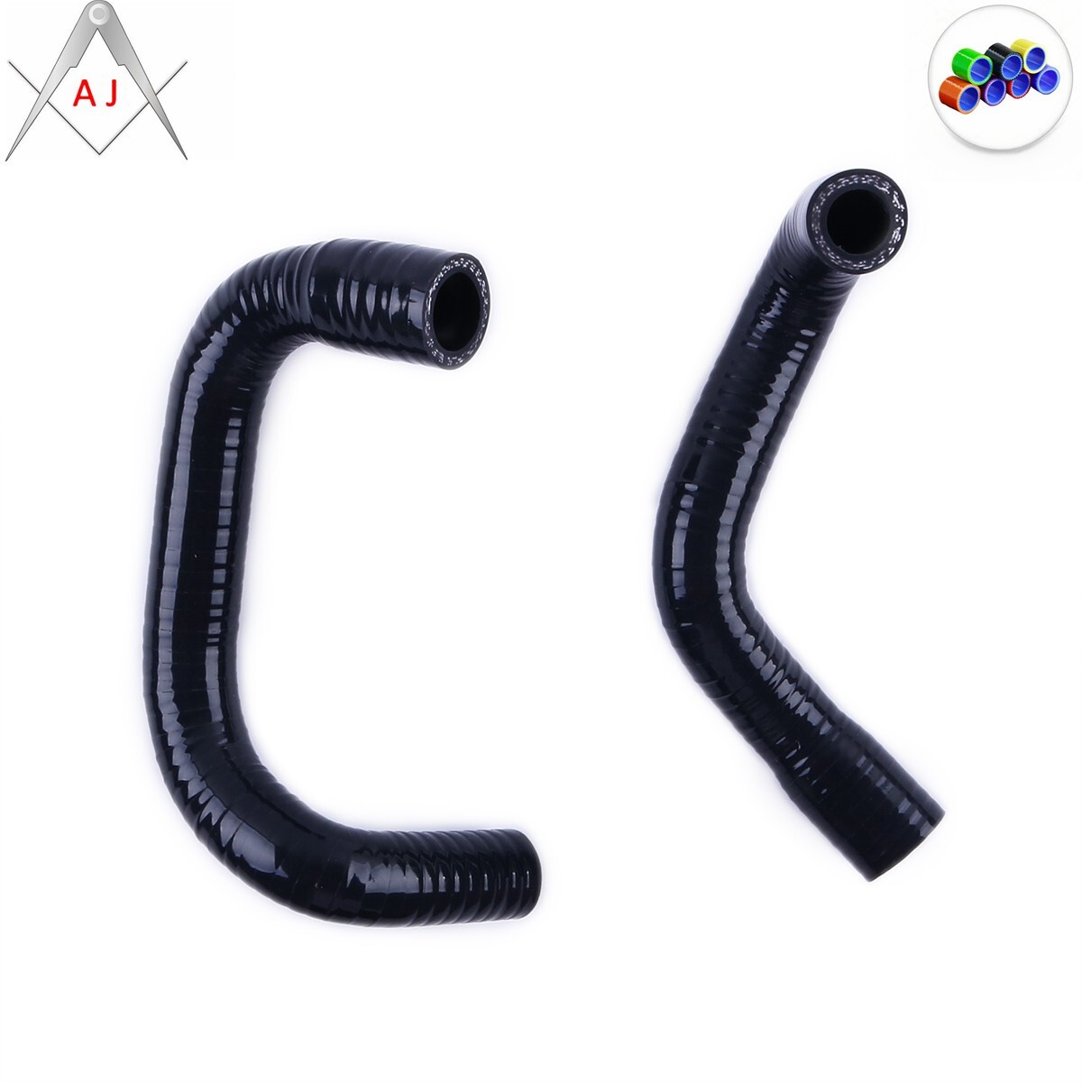 ほーし For 1990-1996 Nissan 300ZX Z32 Black Silicone Radiator Coolant