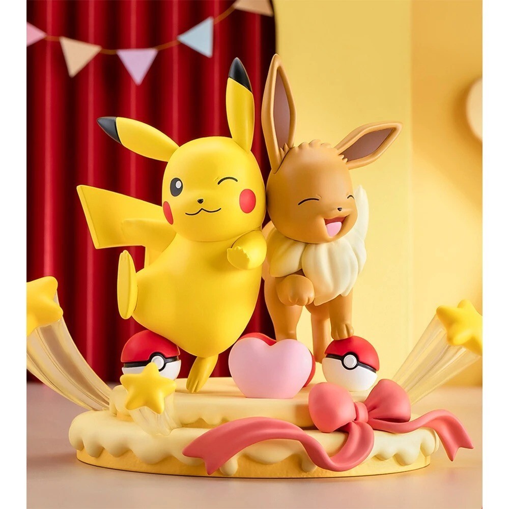 FUNISM POKEMON PRIME FIGURE EEVEE AND PIKACHU PARTY FU45220