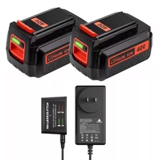40V for Black and Decker 40 Volt Max Lithium Battery / Charger LBXR36 LBX2040