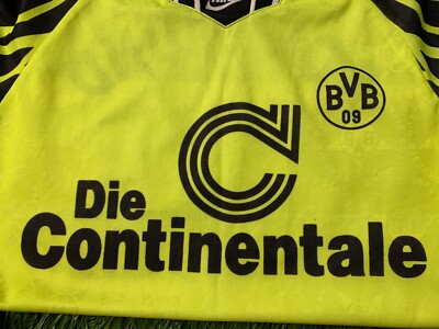 BORUSSIA DORTMUND 1994-1995 FOOTBALL L/S SHIRT JERSEY HOME NIKE