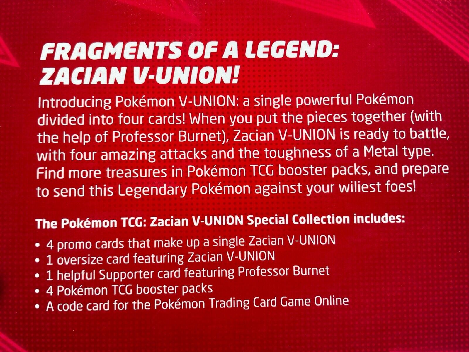 Zacian-V-União (4 Cartas) / Zacian-V-Union (4 Cartas) (SWSH163-U/71), Busca de Cards