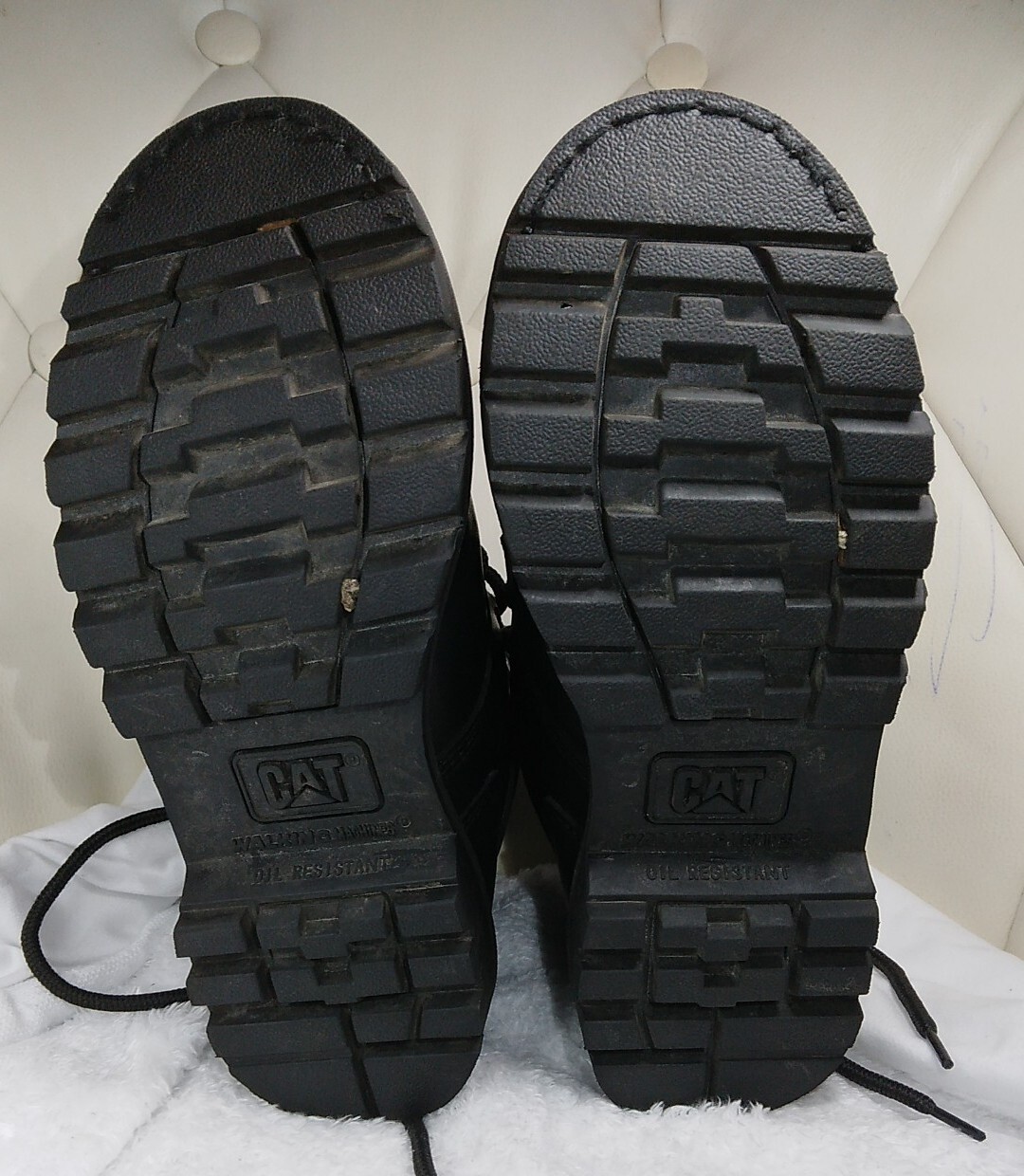 Size 5.5 Cat Footwear Men's Second Shift Soft Toe Work Boot -black image 9