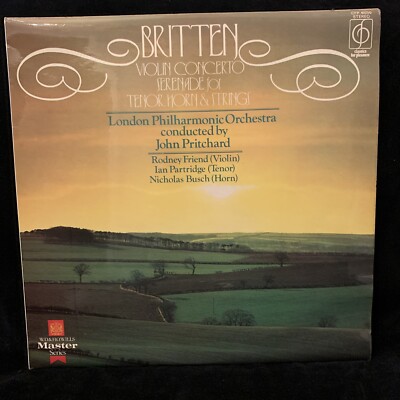 Rodney Friend RODNEY FRIEND violin - BRITTEN Violin Concerto, Serenade - EMI CFP ST ...