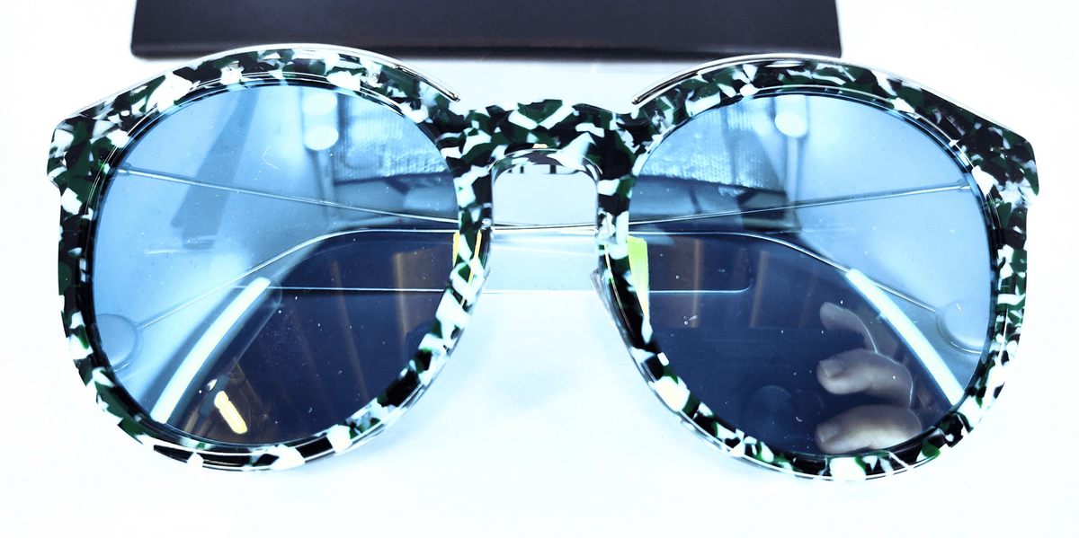 DIOR BY CHRISTIAN DIOR BLUE BLOSSOM DESIGNER SUNGLASSES NEW IN CASE/BOX/CARD DIOR BY CHRISTIAN DIOR BLUE BLOSSOM DESIGNER SUNGLASSES NEW  main image 2