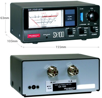 DIAMOND SX-100 SWR & Power Meter ◎新品未開封 Diamond SX-100 SWR Meter 1.6-60MHz 30/300/3000W From Japan New | eBay