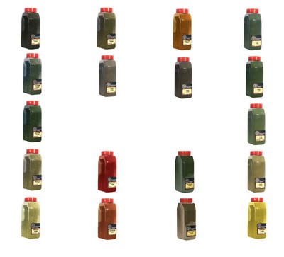 Woodland Scenics turf shakers for all gauges model landscapes
