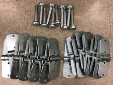 (30) Piece Todco Style Box Truck / Trailer Door Hinge And 1" Roller Kit Whiting 