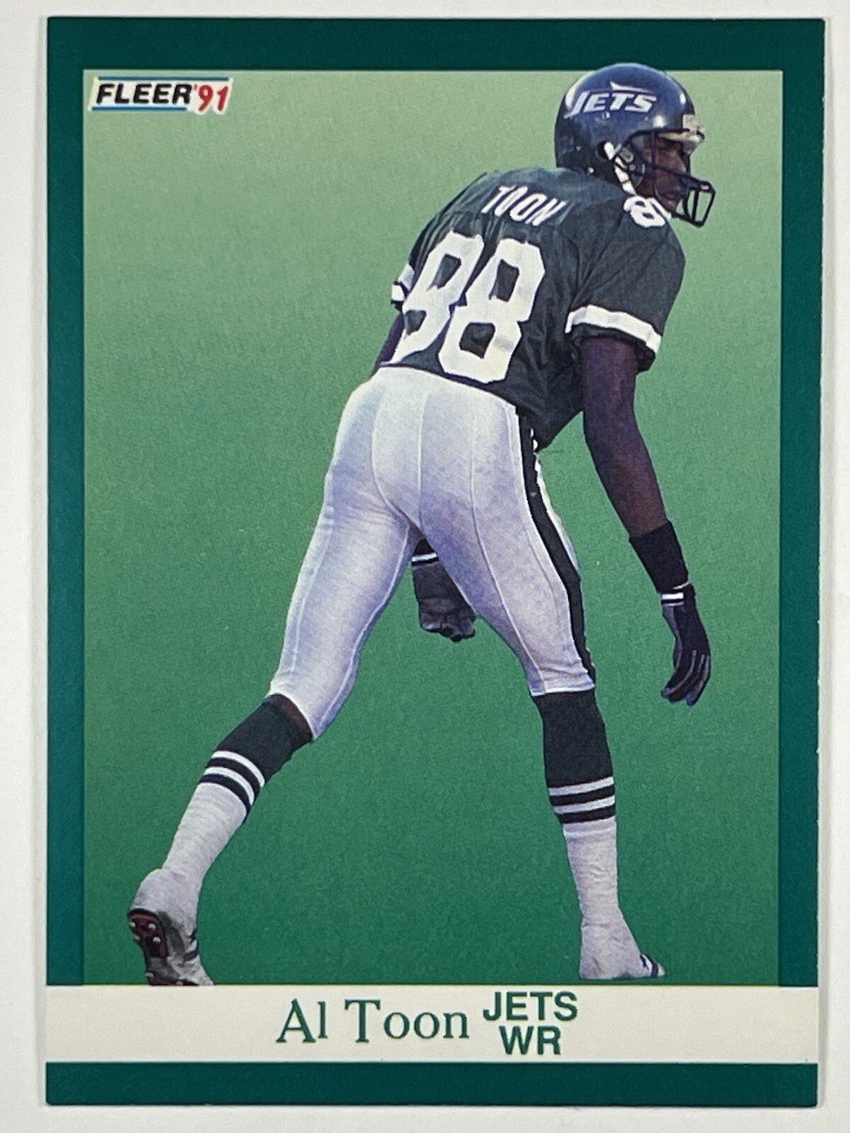 Al Toon #154 1991 Fleer New York Jets