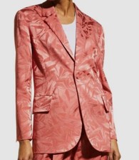  985 Just Cavalli Women's Pink Satin Blazer Coat Jacket Size IT 38 /US 2