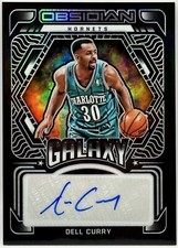 2021-22 Panini Obsidian - Galaxy Autographs #GA-DCU Dell Curry /149 (AU) CHA