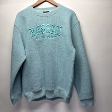 Vintage 90s Nassau Bahamas Spring Break Island Sweatshirt Men Size L USA Made