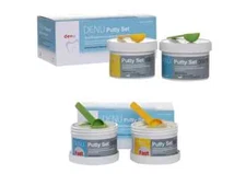 HDI Denu Vinyl Polysiloxane Impression Material Putty Fast Set base + catalyst