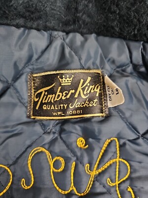 Vtg U.S. Air Force Chainstitched Timber King Eagle Bomber Flight