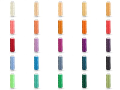 1 Spule - 100m - Polyester Nähgarn - TEX 14x2 - Unipoly 120 - über 200 Farben