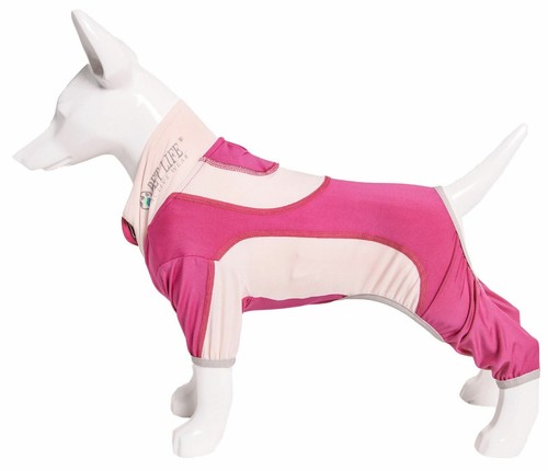 Pet Life 'Warm-Pup' Quick-Dry w/ 4-Way Stretch Full Body Active DogTracksuit - Picture 7 of 9