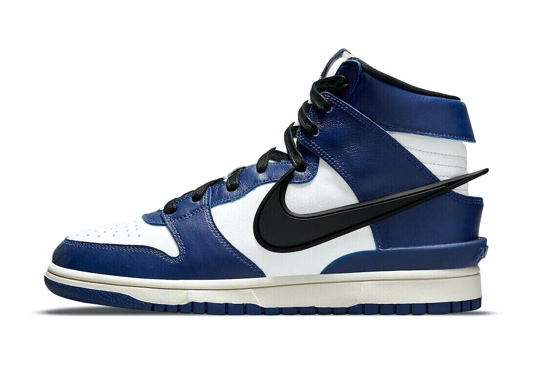 NIKE DUNK HIGH X AMBUSH ROYAL BLUE/BLACK/WHITE SIZE 14 NEW W  display picture 3