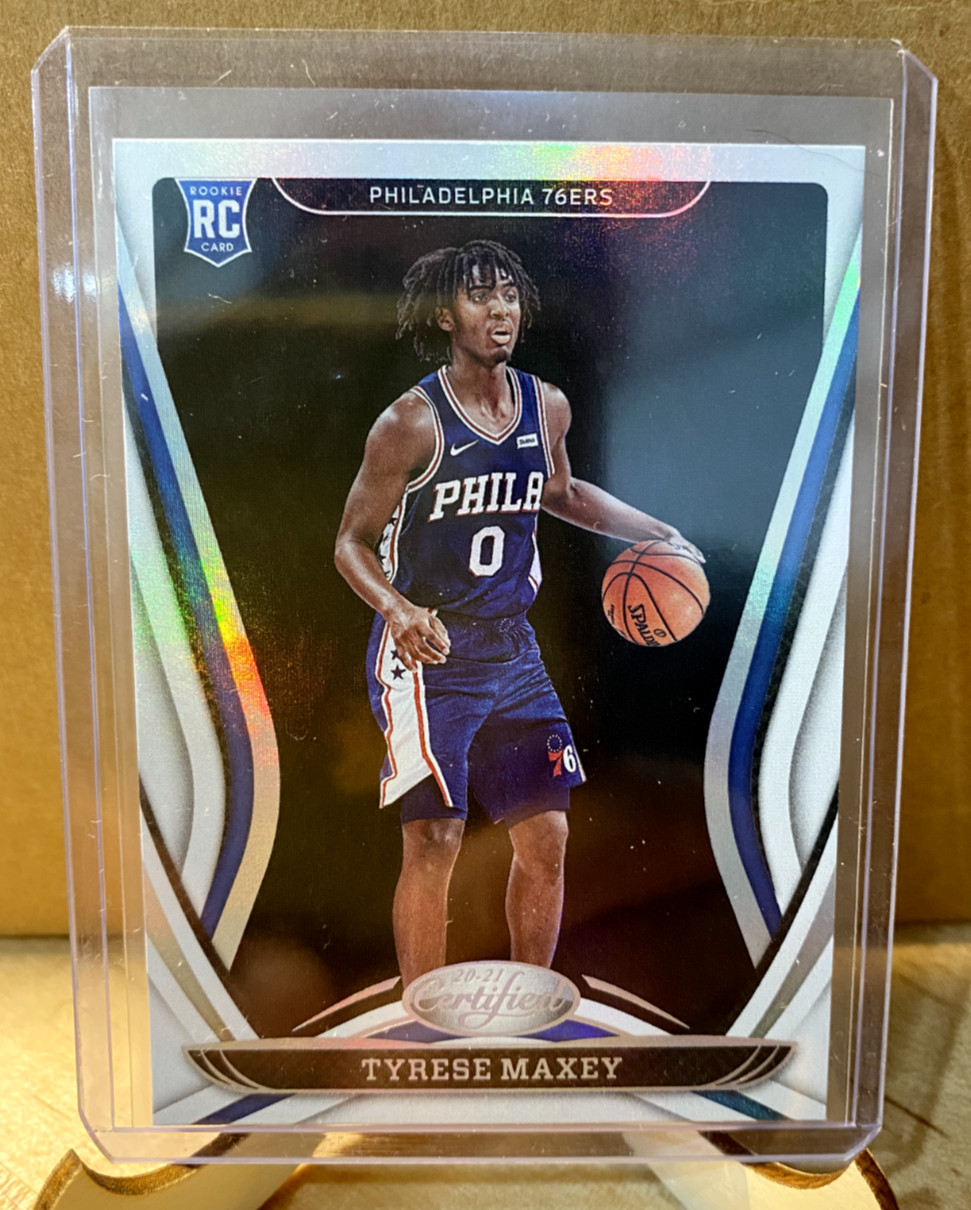 2020-21 Panini Certified Tyrese Maxey #180 Rookie RC Philadelphia 76ers