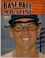 Baseball Magazine Mar 1963  Frank Howard Frank Robinson Warren Spahn Very good