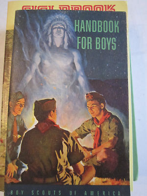 LOT OF (9) BOY SCOUT & GIRL SCOUT HANDBOOKS - 1948 BOY SCOUT BOOK - EXCELLENT GS