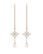 Orecchini stella traforata catena simbolica SWAROVSKI 5494344