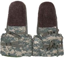 Large - US Army UCP / ACU Camouflage Extreme Cold Weather Mittens Gloves  Liner