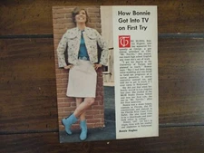 BONNIE HUGHES("Mr Terrific")June 11, 1967 Detroit  News TV Magazine Article/Page