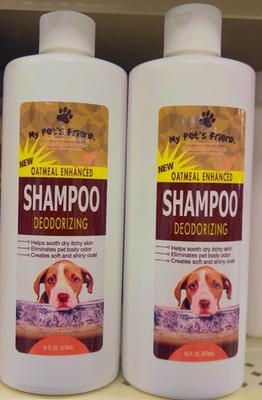 My Pet's Friend Oatmeal Enhanced Deodorizing Dog Shampoo 16 fl oz