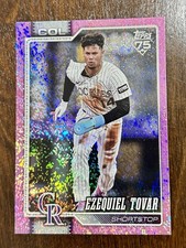 2026 Topps Series 1 - Ezequiel Tovar #136 Pink Holo Foil