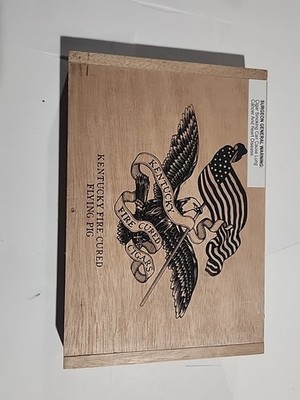 Empty Kentucky Fire Cured Flying Pig By Drew Estate Cigar Box