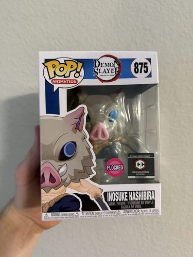 Funko Demon Slayer Inosuke Hashibira (Flocked) - Chalice (Exclusive) #875 2