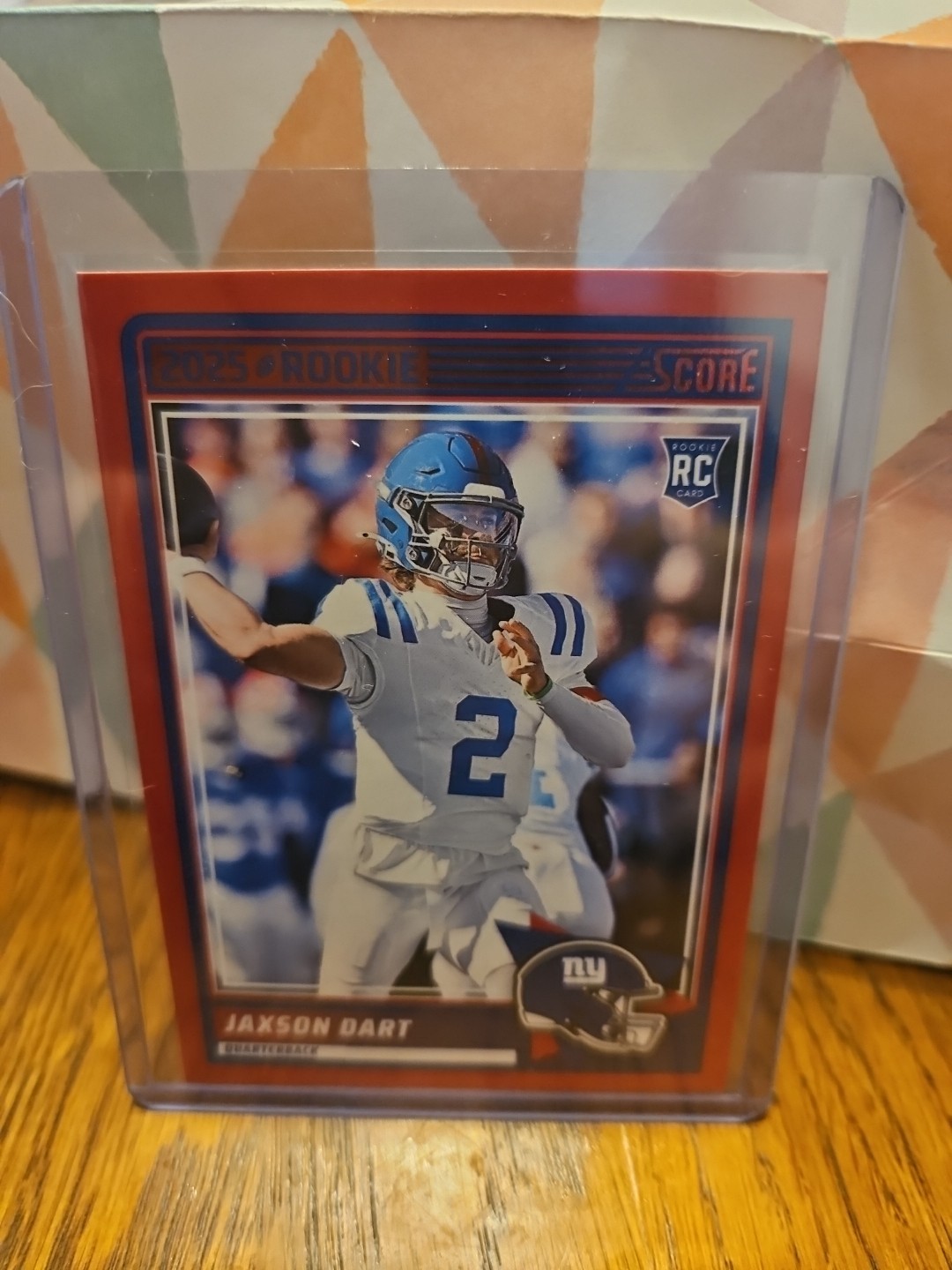 2025 Score - Rookies Jaxson Dart #35 Red (RC)