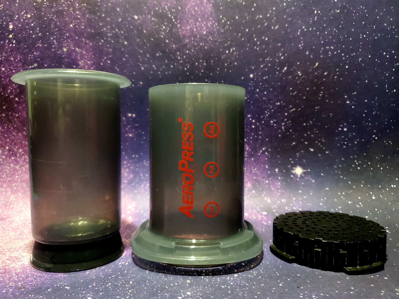 AeroPress Original Coffee Press Brew Method Portable Coffee Maker, Gray