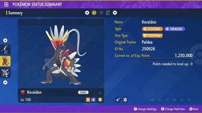 koraidon pokemon card shiny Official SHINY Koraidon 6 IV for Scarlet / Violet