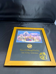 Walt Disney World Cast Holiday Celebration 2000 Framed Print, Medallion
