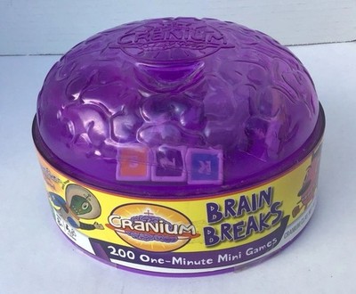 CRANIUM BRAIN BREAKS 200 One Minute Mini Games HASBRO Instant Fun Sealed New