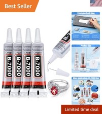B-7000 Glue Clear for Rhinestone Crafts, Jewelry and Bead Adhesive B7000 Semi...