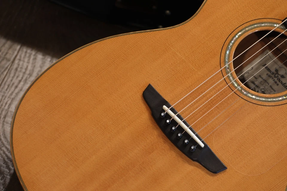 James Goodall KPC-14 14-Fret Hawaii Koa Parlor Acoustic Guitar Natural + HSC - Image 3 of 4